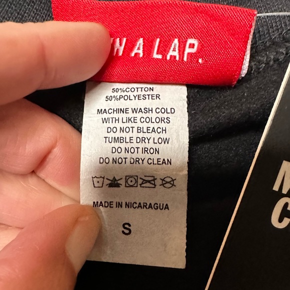 NWT The Marathon Clothing TMC Flag Crewneck Sweatshirt Black Men’s S - Picture 9 of 9